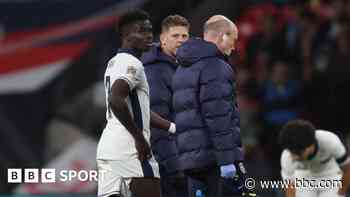 Injured Arsenal winger Saka out of England squad