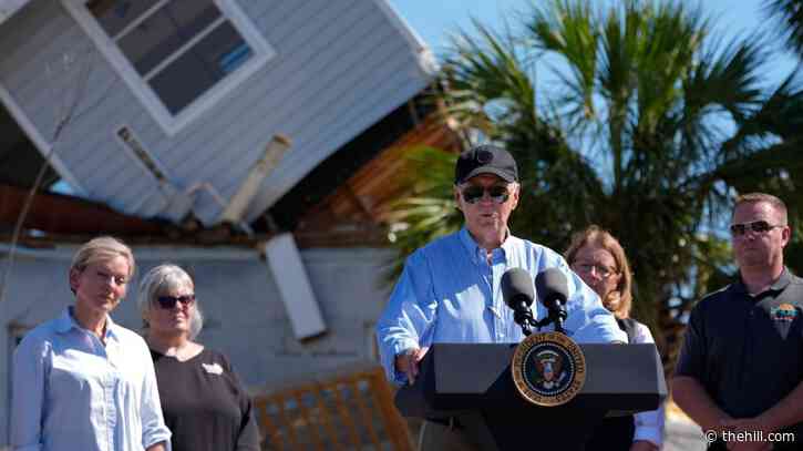 Biden flies to Florida after hurricanes in bipartisan visit