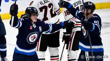 Mark Scheifele's late-game heroics lift Jets to 2-1 win over Chicago in Winnipeg's home-opener