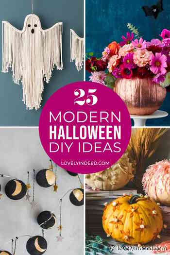 25 Modern Halloween Crafts for Adults