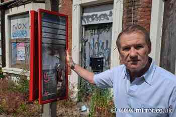 'I live on poshest street in town - but abandoned home makes it look like warzone'