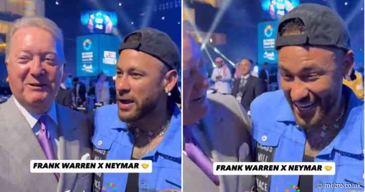 Neymar responds as Frank Warren asks him to join Arsenal