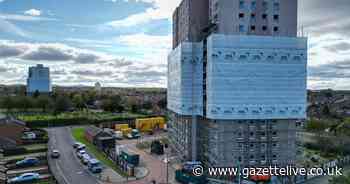 Fresh pictures show landmark Teesside tower block demolition progress as developer issues update