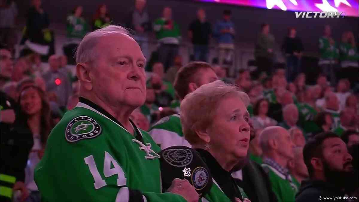 Star Spangled Banner at Dallas Stars 2024 Home Opener