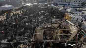 Doden bij hevige brand na Israëlische luchtaanval bij ziekenhuis in Gaza