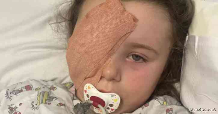 Girl, 7, loses eye after ‘vape battery acid explodes in her face’