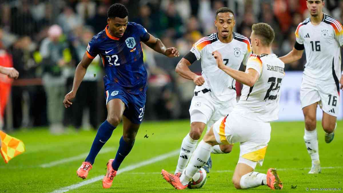 Onmachtig Oranje verliest van Duitsland