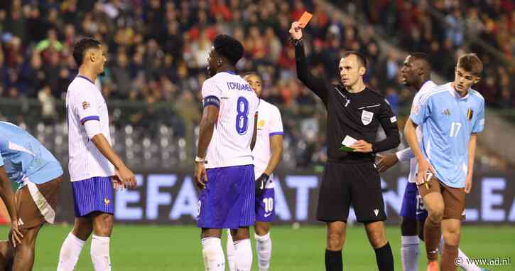 België op rand van uitschakeling in Nations League na nieuwe tik van tiental Frankrijk