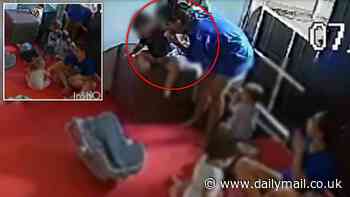 Shocking video shows nursery worker's abuse of one year-old child