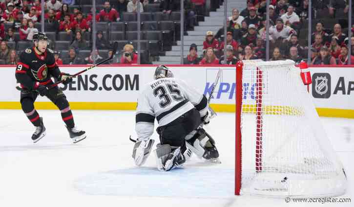 Kings fall to Senators in OT in wild, 15-goal game