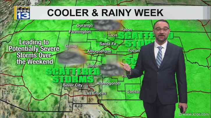 Cooler and wetter weather returns