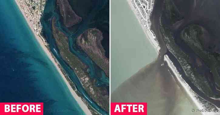 Satellite images show how Hurricane Milton reshaped Florida