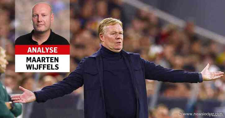 Dat óók B-ploeg van Duitsland beter is ingespeeld dan Oranje moet Ronald Koeman zichzelf aanrekenen