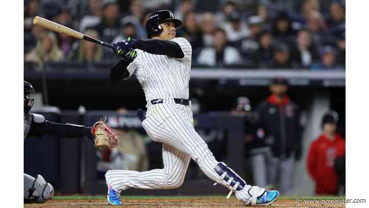 Soto, Stanton homers back Rodón as Yankees top wild Guardians in ALCS opener