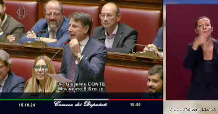 “I poteri forti sono in luna di miele con il suo governo, la smetta col vittimismo complottista”: l’attacco di Conte a Meloni in Aula