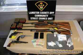 Police seize drugs, guns, cash and stolen vehicles