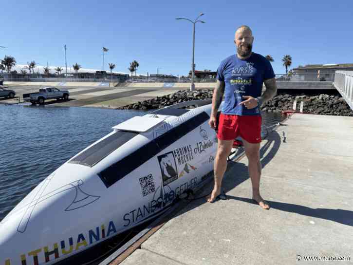 Man to row across Pacific Ocean to honor victims of war in Ukraine