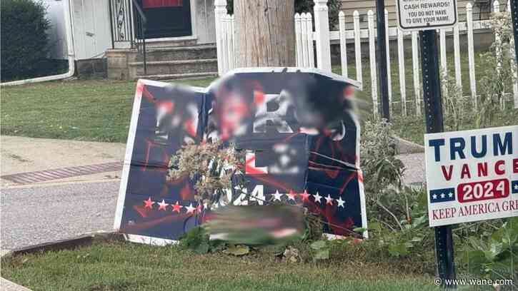 Van Wert residents targeted for having Harris yard signs