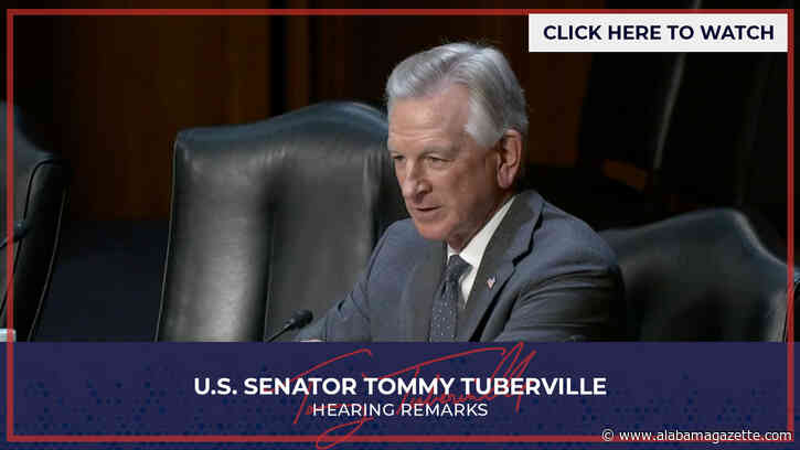 Tuberville suggests that we try deporting illegals instead of spending money on housing them