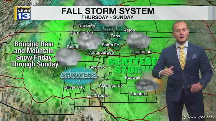 Cooler, stormier weather on the way this week