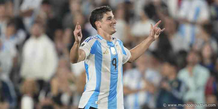 Gol de Julián y asistencia de Molina en el set de Argentina a Bolivia