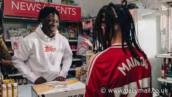 Kobbie Mainoo stuns young fans as Man United star makes surprise appearance at Match Attax event to hand out signed cards