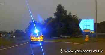 Police chase car travelling over 140mph to North Yorkshire services