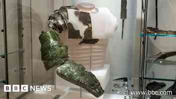 Rare reconstructed Roman armour goes on display