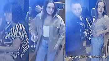 Four suspected dine and dash women are hunted by police after scoffing £174 feast of wine, oysters and prawns before leaving without paying