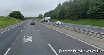 Long delays on M66 amid flood warning and wet weather