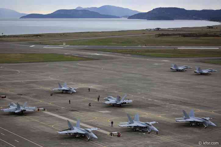 Navy: Fighter jet with two on board crashed in Washington state during training