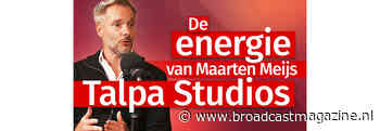 De energie van Maarten Meijs bij Talpa Studios