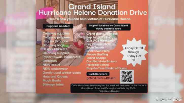 Donation locations in WNY to help hurricane relief