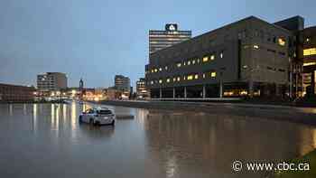 Torrential rain leaves some Moncton streets submerged twice in one week