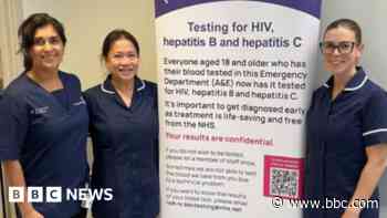 HIV and hepatitis blood tests start at hospitals