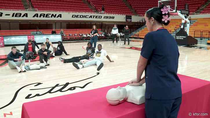 OSU Men’s Basketball team gets CPR training