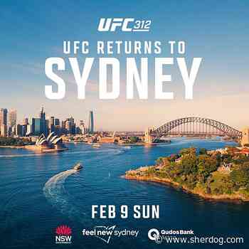 UFC 312 Announced for Sydney on Feb. 8