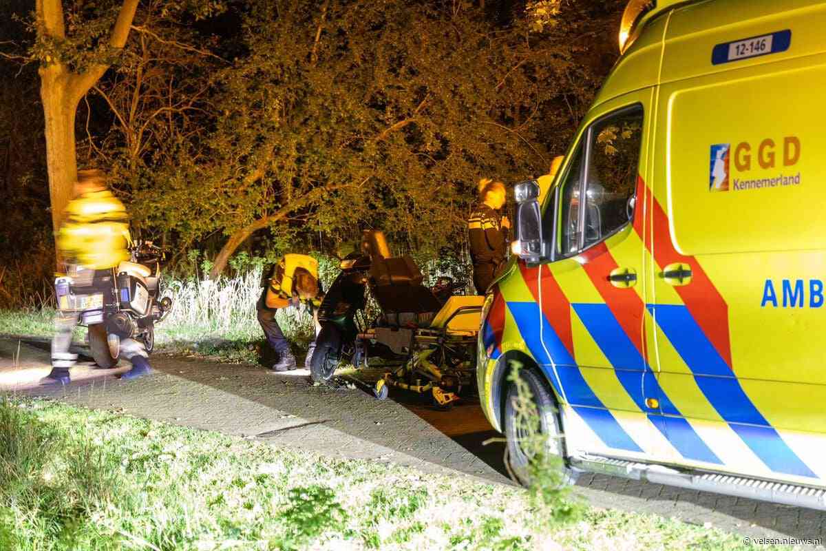 Bestuurder motorscooter raakt gewond tijdens politieachtervolging