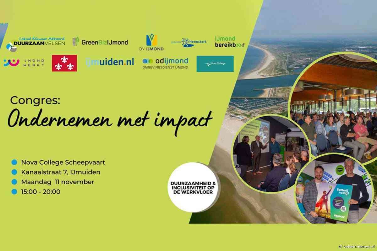 Congres ‘Ondernemen met impact’ in Nova College Scheepvaart in IJmuiden