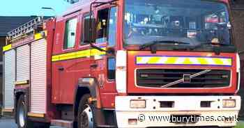 Bin set alight at park in Bury