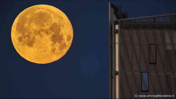 Flevoland - Supermaan vanavond mogelijk goed te zien in Flevoland