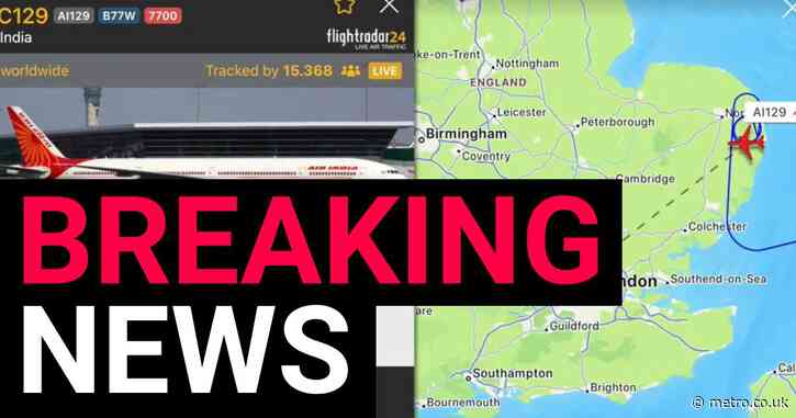 RAF fighter jets scrambled after plane declares ‘bomb threat’ approaching London