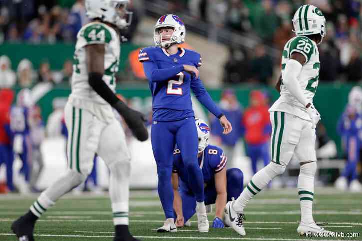 Bills sign kicker amid Tyler Bass struggles