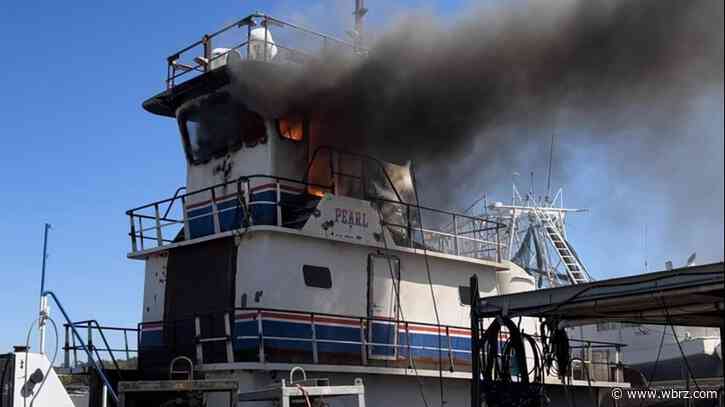 Tugboat on Atchafalaya River catches fire; crews have it under control within 15 minutes