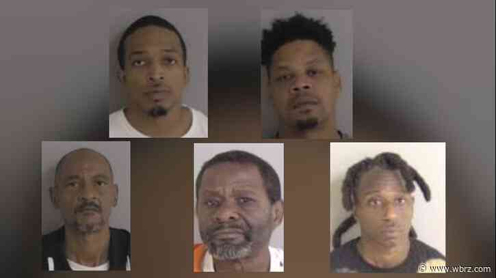 Five suspected drug dealers arrested in Gonzales; accused of selling ecstasy, crack, cocaine