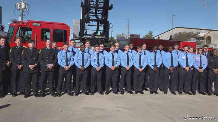 Baton Rouge Fire Department welcomes more than 20 new firefighters at graduation ceremony