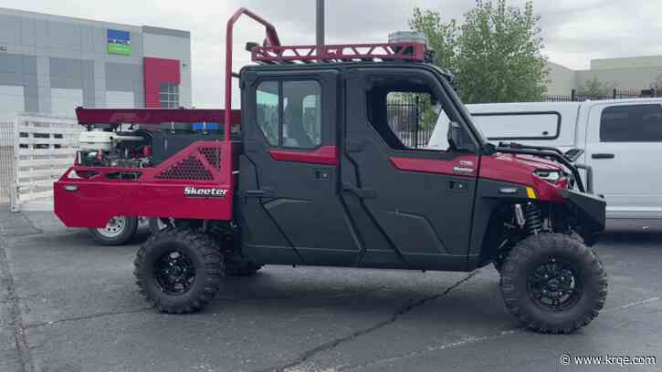 New UTV will help AFR fight fires in Albuquerque's Bosque