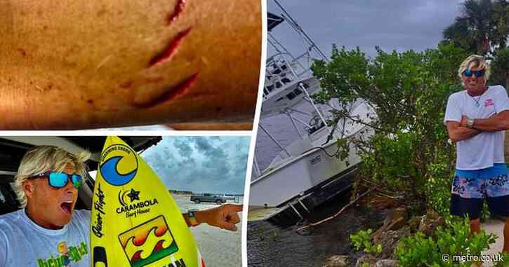 Surfer back at it after surviving shark attack and Hurricane Milton within two weeks