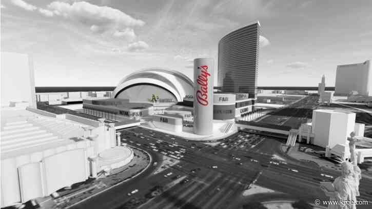 New renderings show how A's ballpark would transform Las Vegas Strip