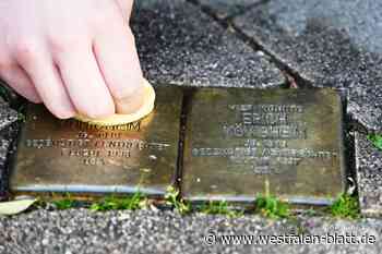 Holocaust ist überall präsent: Stolpersteine in Brakel geputzt